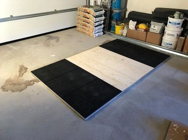 Deadlift on horse stall mat shop